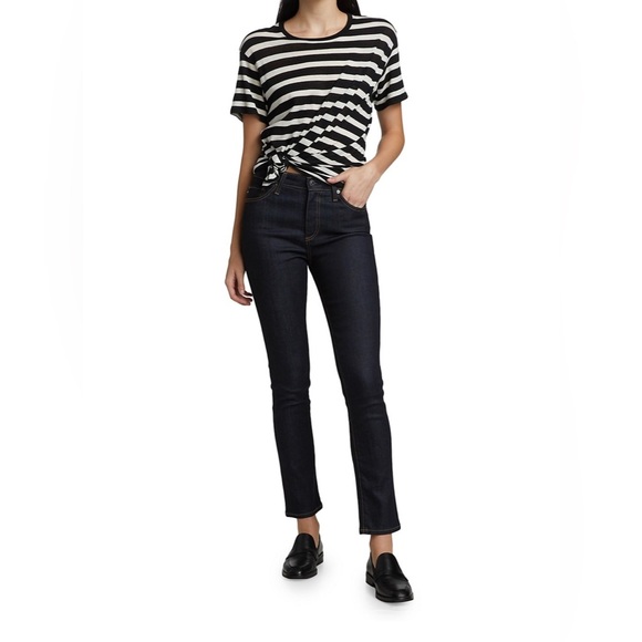 Ag Adriano Goldschmied Denim - AG Adrianna Goldschmidt Mari High Rise Straight Jeans Size 27